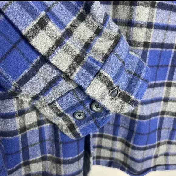L.L Bean Men's L.L.Bean Chamois Shirt Plaid Traditional Fit Size Large - Picture 4 of 5